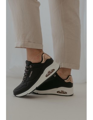 SKECHERS UNO SHIMMER AWAY PRETAS Ref: 155196PRE