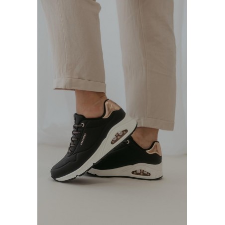 SKECHERS UNO SHIMMER AWAY PRETAS Ref: 155196PRE