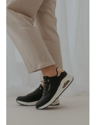 SKECHERS UNO SHIMMER AWAY PRETAS Ref: 155196PRE