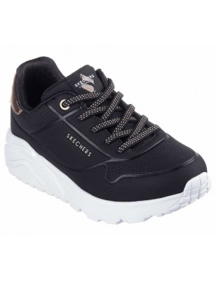 SKECHERS UO LITE - METALLIC MODE PRETAS Ref: 310384P