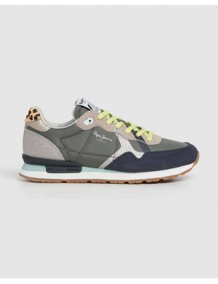 PEPE JEANS BRIT GLITTER W RUNNING DE INSPIRAÇÃO RETRO PLS400005V