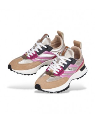 PEPE JEANS LUCKY SHINY COM DETALHES EM CAMURÇA PLS600016