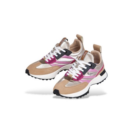 PEPE JEANS LUCKY SHINY COM DETALHES EM CAMURÇA PLS600016