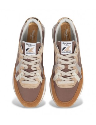 PEPE JEANS BRIT GLITTER W RUNNING DE INSPIRAÇÃO RETRO PLS400005