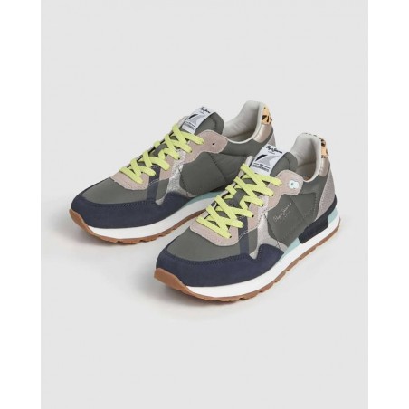 PEPE JEANS BRIT GLITTER W RUNNING DE INSPIRAÇÃO RETRO PLS400005V