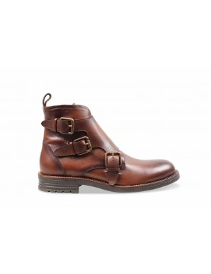 HOLD BOTAS EM PELE DE HOMEM CASTANHAS 342PC
