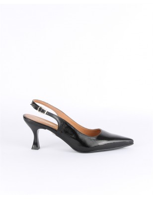 Sapatos Pretos Semi Abertos Senhora SAMELLI Ref: 2287