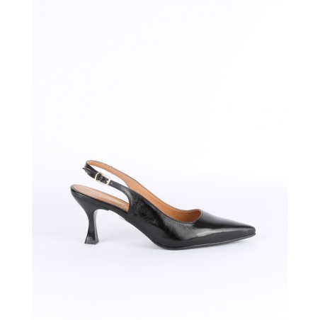 Sapatos Pretos Semi Abertos Senhora SAMELLI Ref: 2287