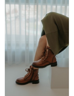 Botas Meio Cano Camel Pra Mulher Ref: JML123