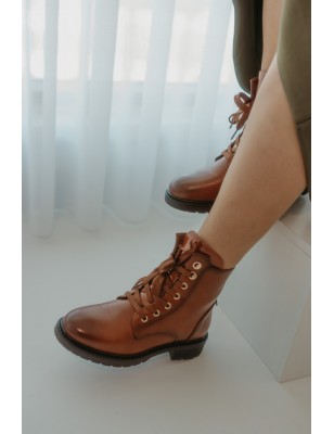 Botas Meio Cano Camel Pra Mulher Ref: JML123