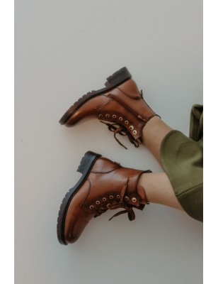 Botas Meio Cano Camel Pra Mulher Ref: JML123