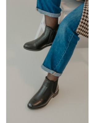 Botas Mulher Cano Curto Pretas  Ref: JML202