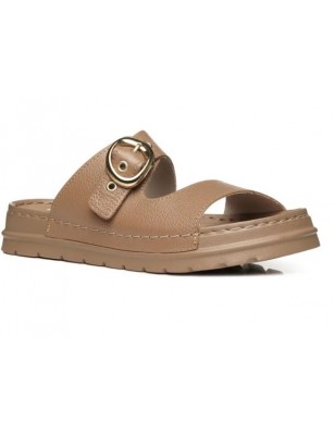 PEGADA BURNISHED CHINELOS DE SENHORA EM COURO   234701-02
