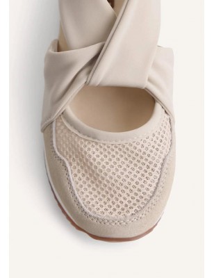 GIOSEPPO TUHEJL SAPATILHAS ABERTAS COURO E RECUNHA 78616