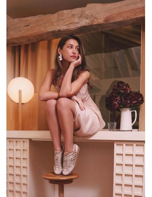 GIOSEPPO IJEBU SAPATILHAS COURO ENTRANÇADO 78649