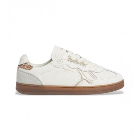 PEPE JEANS DE COURO COM DETALHES EM CAMURÇA- BALL BASIC W PLS000014