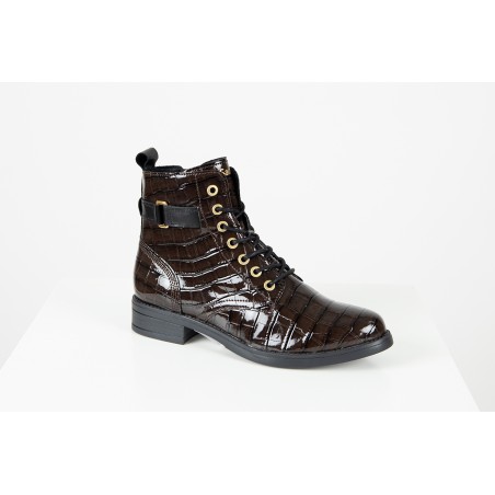 SACCHI BOTAS VERNIZ CROCO 25704