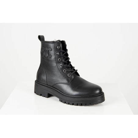 SACCHI BOTAS ESTILO MILITAR EM PELE 2011P