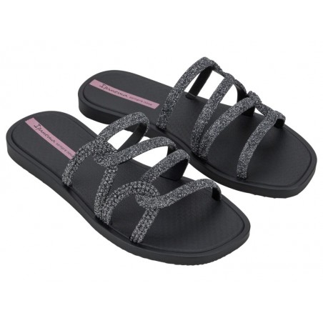 Chinelos Ipanema  Solar Glow Slide AD Pretos Ref: 27286P