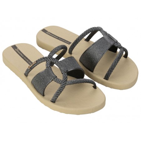 Chinelos Ipanema Diversa Mais Slide AD Bege/PretaRef: 27241