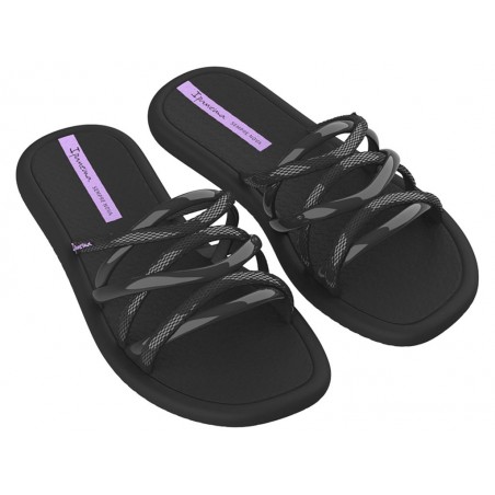 IPANEMA MEU SOL SLIDE FEM BLACK/LILAC Ref: 83606
