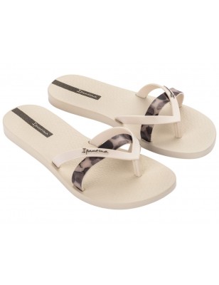 Chinelos Ipanema Kirei Chic Fem Bege Ref: 83673B
