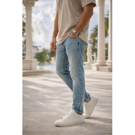 Sapatilhas em Pele Macia para Homem Ref: K2-0623F