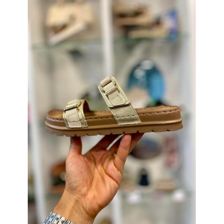 PEGADA BURNISHED CHINELOS DE SENHORA EM COURO  234703-04