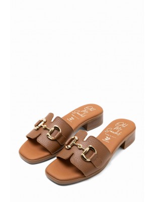OH MY SANDALS Chinelos em Pele Ref:5890a