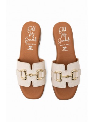 OH MY SANDALS CHINELOS EM PELE  Ref:5890AB