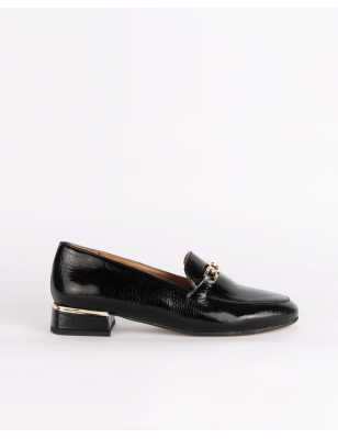 Sapatos Verniz Cobril Preto Samelli Ref: CF2411