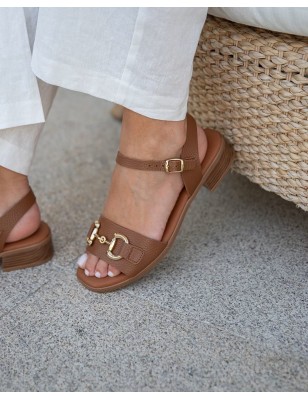 OH MY SANDALS SANDÁLIAS EM PELE REF: 5971