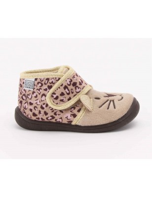 Pantufas Beiges Com Coracoes Para Menina - GIOSEPPO AARSCHOT 56479 Pantufas Beiges Com Coracoes Para Menina - GIOSEPPO AARSCHOT 56479