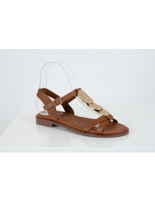 OH MY SANDALS SANDÁLIA RASTEIRA EM PELE REF: 5849