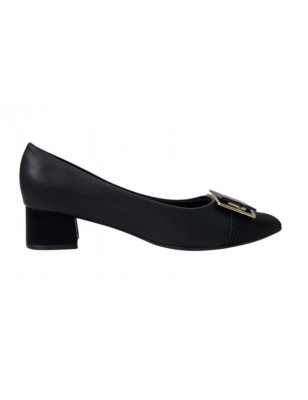 PICCADILLY SAPATO PRETO STRETCH SOFT  REF. 739104-4