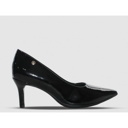 PICCADILLY SAPATO PRETO DE VERNIZ GLOSS  REF: 772003-7