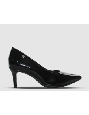 PICCADILLY SAPATO PRETO DE VERNIZ GLOSS  REF: 772003-7
