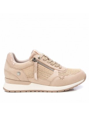 REFRESH Sapatilhas Com Fecho Bege Ref: 172790B