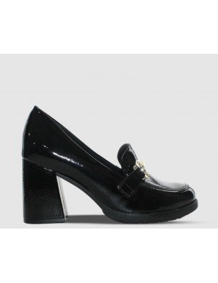 PICCADILLY SAPATO DE SALTO ALTO PRETO VERNIZ GLOSS REF: 343009-7 PICCADILLY SAPATO DE SALTO ALTO PRETO VERNIZ GLOSS REF: 343009-7