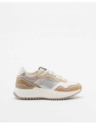 PEPE JEANS SAPATILHAS KIMI GLAM BEGE Ref:PLS60042