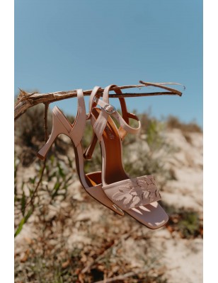 Sandalias Salto Alto Nude SAMELLI Ref: 0001-3524
