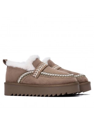 REFRESH SAPATOS DE SENHORA ANTELINA TAUPE REF: 176020