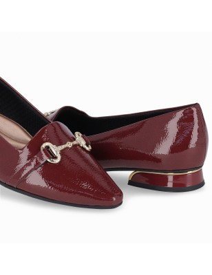 PICCADILLY MAXI - LOADER SILVIA SALTO BAIXO BURGUNDY  REF: 279050-4