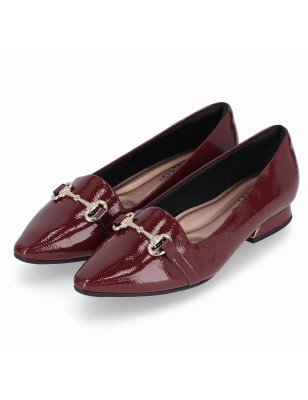 PICCADILLY MAXI - LOADER SILVIA SALTO BAIXO BURGUNDY  REF: 279050-4