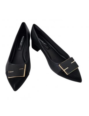 PICCADILLY SAPATO PRETO STRETCH SOFT  REF. 739104-4