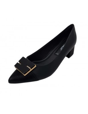 PICCADILLY SAPATO PRETO STRETCH SOFT  REF. 739104-4