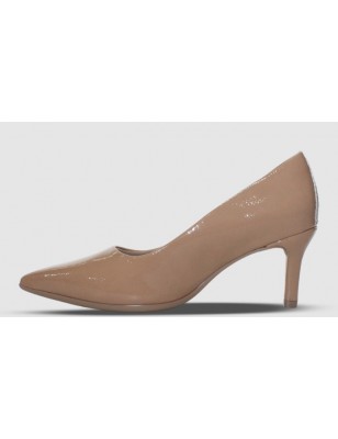 PICCADILLY SAPATO NUDE DE VERNIZ GLOSS  REF: 772003-5