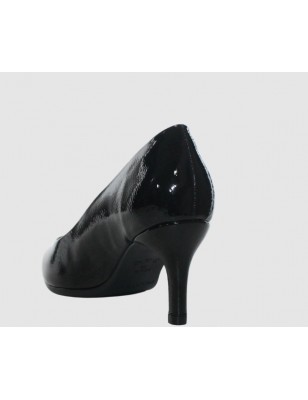 PICCADILLY SAPATO PRETO DE VERNIZ GLOSS  REF: 772003-7