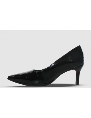 PICCADILLY SAPATO PRETO DE VERNIZ GLOSS  REF: 772003-7