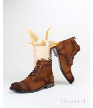 Botas Homem Camurca Camel HOLD Ref: 134